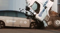 Chinese EV Crash Test Sends Truck Flying And A Brand On Defense