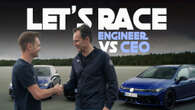 VW CEO Races Against Golf R Lead Engineer