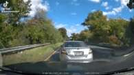 Insurance Scammers Caught On NY Dashcam Reversing Into SUV