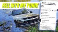 This Is A Hilariously Honest Way To Sell A Flooded Chevy Silverado That Fell Into A Pond