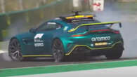 Aston Martin’s F1 Safety Car Wrecked In High-Speed Monza Crash