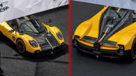 Yellow Pagani Utopia Stuns At Modena Car Festival