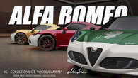 Alfa Romeo 4C Collezione GT “Nicola Larini” Feature White Bumpers And Colorful Wheels