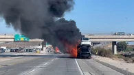 Semi Loaded With Teslas Erupts In Flames On California Freeway, Shuts Down I-5 For Hours