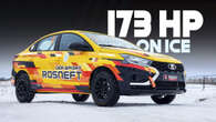 Lada Iskra Goes Ice Racing With 173 HP And Chassis Upgrades