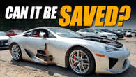 Would You Drop $500,000 To Fix This Wrecked Lexus LFA?