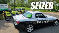 The Irony: Cop Car-Themed Honda S2000 Caught Without Insurance In The UK