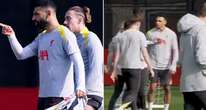 UCL: Salah, Alexander-Arnold in tense training ground moment before PSG clash