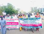 Protesters storm headquarters, kick against relocation of Benue Tribunal to Abuja