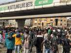 BREAKING: Hardship: Protesters hit Lagos streets