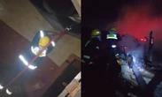 Early morning fire ravages canteen, building in Ibadan