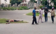 Suspected thief brutally beaten by residents for attempted transformer cable theft in Abuja