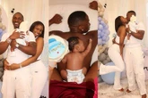 Priscilla Ojo, son Rakeem, reunite with Juma Jux in Tanzania [VIDEO]