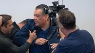US: Senator Padilla bundled out of Trump’s security chief’s new conference