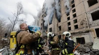 Russian strikes pound Kyiv, kill two in Odesa amid massive drone barrage