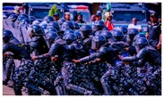 June 12: Heavy presence of armed security personnel stop protest against bad governance in Edo