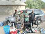 Police parades four ex-convicts over conspiracy, armed robbery in Niger