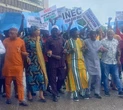 BREAKING: Bye-elections: Protesters storm INEC headquarters over exclusion of Labour Party 