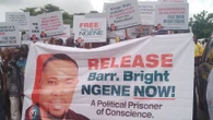 Protest hits Enugu over detention of LP lawmaker-elect