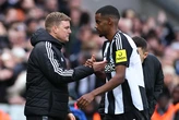 EPL: Eddie Howe speaks on Isak playing in Newcastle vs Liverpool clash