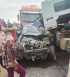 Many escape death as truck rams into vehicles in Lagos