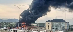 Fire guts Abuja fuel station