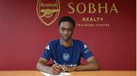 Kamara reacts to signing contract with Arsenal