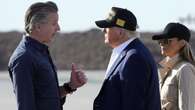 Wildfires: California governor meets Trump on relief