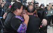 War: Tears of Joy as Relatives received five freed Thai farm workers in Bangkok