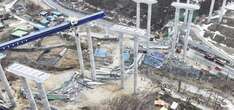 South Korea: Highway construction site collapses, kills 4