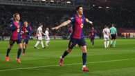 Lewandowski’s penalty against Rayo Vallecano sends Barcelona top of LaLiga table