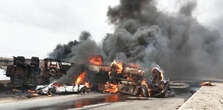 Five vehicles burnt as petrol tanker explodes in Ibadan