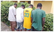 Police arrest four suspects over gun-running in Delta  