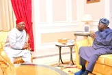 Tinubu receives Anyim Pius in Lagos