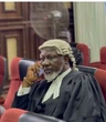 Dino Melaye appears in court first time on his Judicial attire