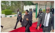 Buhari: First Lady departs Abuja for Daura