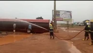 Another petroleum tanker falls in Oyo [PHOTOS]