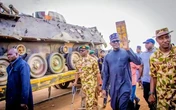 Governor Buni visits 27 Task Force Brigade attacked by Boko Haram