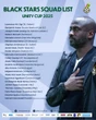 Unity Cup: Black Stars coach Addo unveils 23-man squad