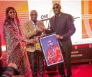 Gov Alia in induction dinner with 2Face, wife Natasha, other Benue artistes