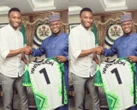 Mikel Obi meets Gov Yahaya Bello