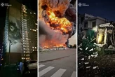 Нічна атака на Київщину: рятувальники ліквідували наслідки прильотів у шести районах області
