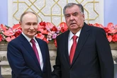 Путін у Таджикистані прогулювався серед гір овочів і фруктів та жартував про голод
