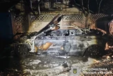 Підпал Audi через конфлікт у Гостомелі: поліція затримала підозрюваного