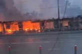 На Шулявці внаслідок обстрілу згорів єдиний бізнес переселенки з Маріуполя (ВІДЕО)