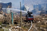 Рятувальники застосували робота під час ліквідації наслідків обстрілу на Херсонщині