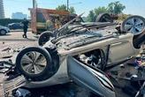 П'ять розтрощених авто та загибла жінка: поліція оприлюднила деталі ДТП на Виговського