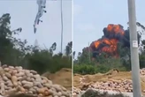 У Китаї розбився винищувач під час навчального польоту (відео)