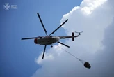 Ліквідація наслідків обстрілу у Дарницькому районі: працює авіація та роботизована техніка