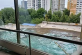 Атака на Київ: пошкоджено корпус Академії праці, соціальних відносин та туризму (фото)